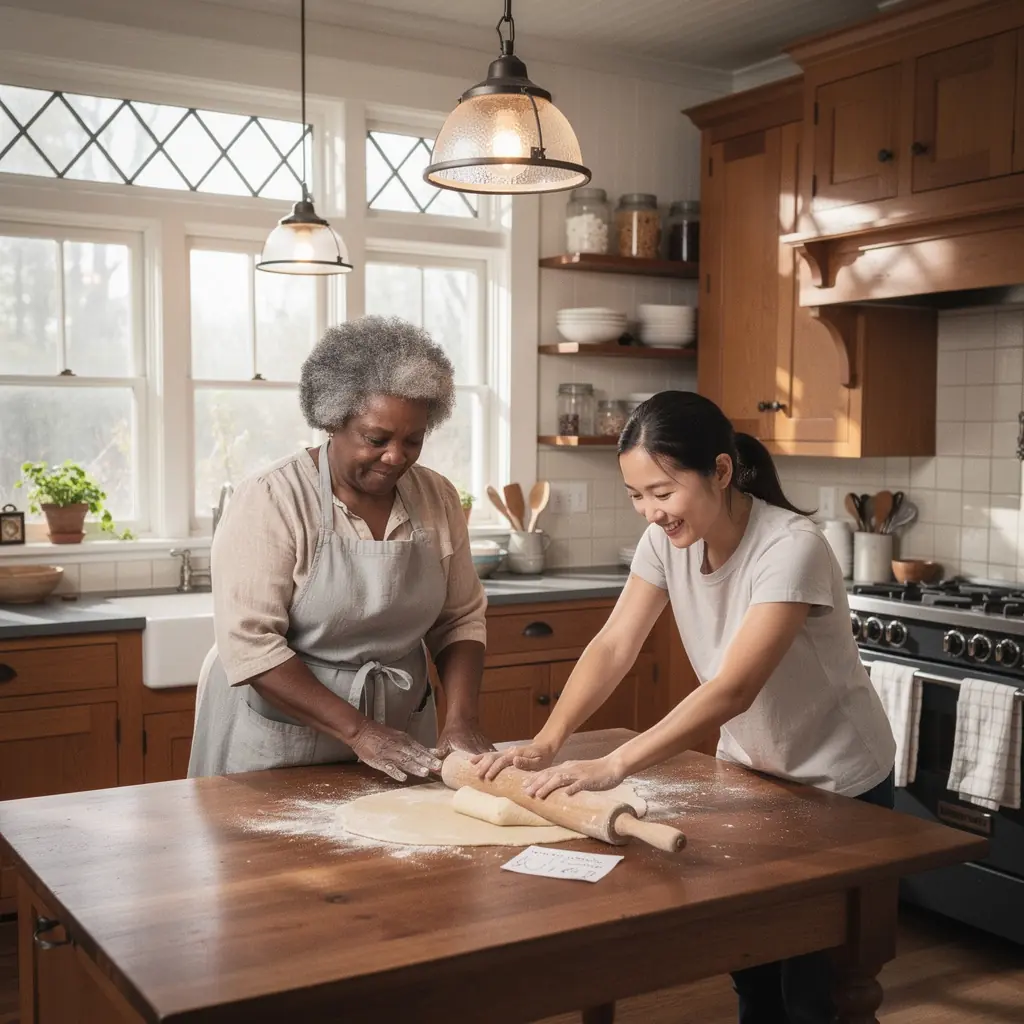 Уютный дом в историческом районе, отражающий характер местной культуры и традиций.