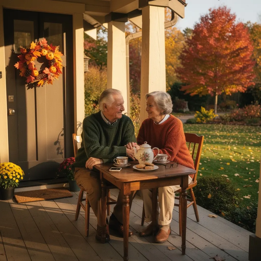 Красивая резиденция в стиле ремесленника с характерными архитектурными деталями и уютным двором.