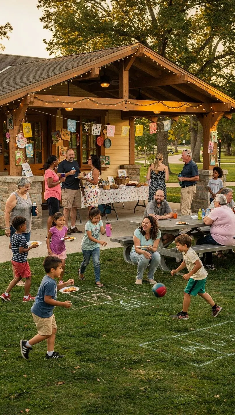 Изображение уютного дома в стиле ремесленника с характерными архитектурными деталями.